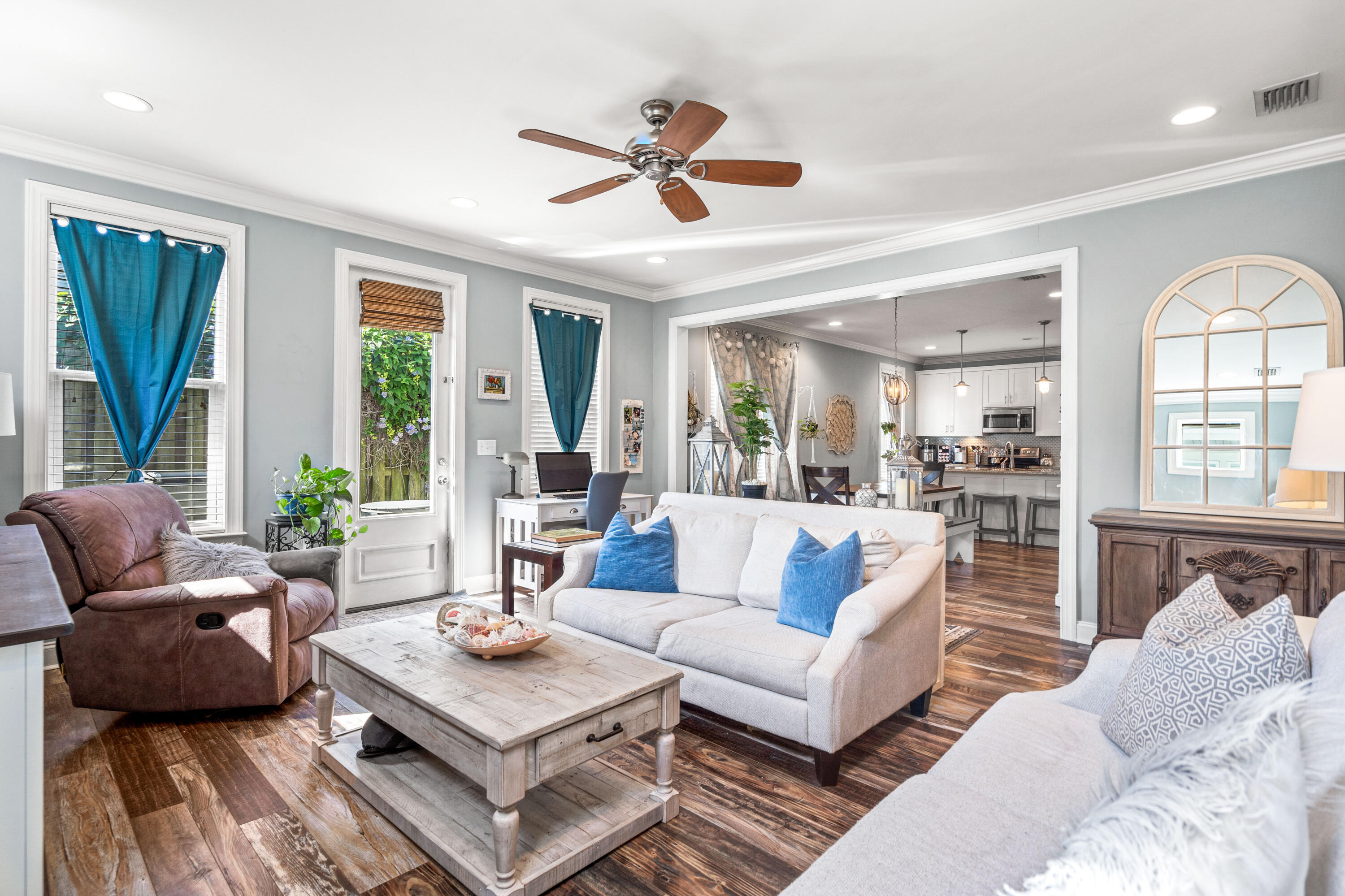 83 Hatton Court Santa Rosa Beach, FL 32459 - Photo 5 of 42 a living room with furniture and a large window
