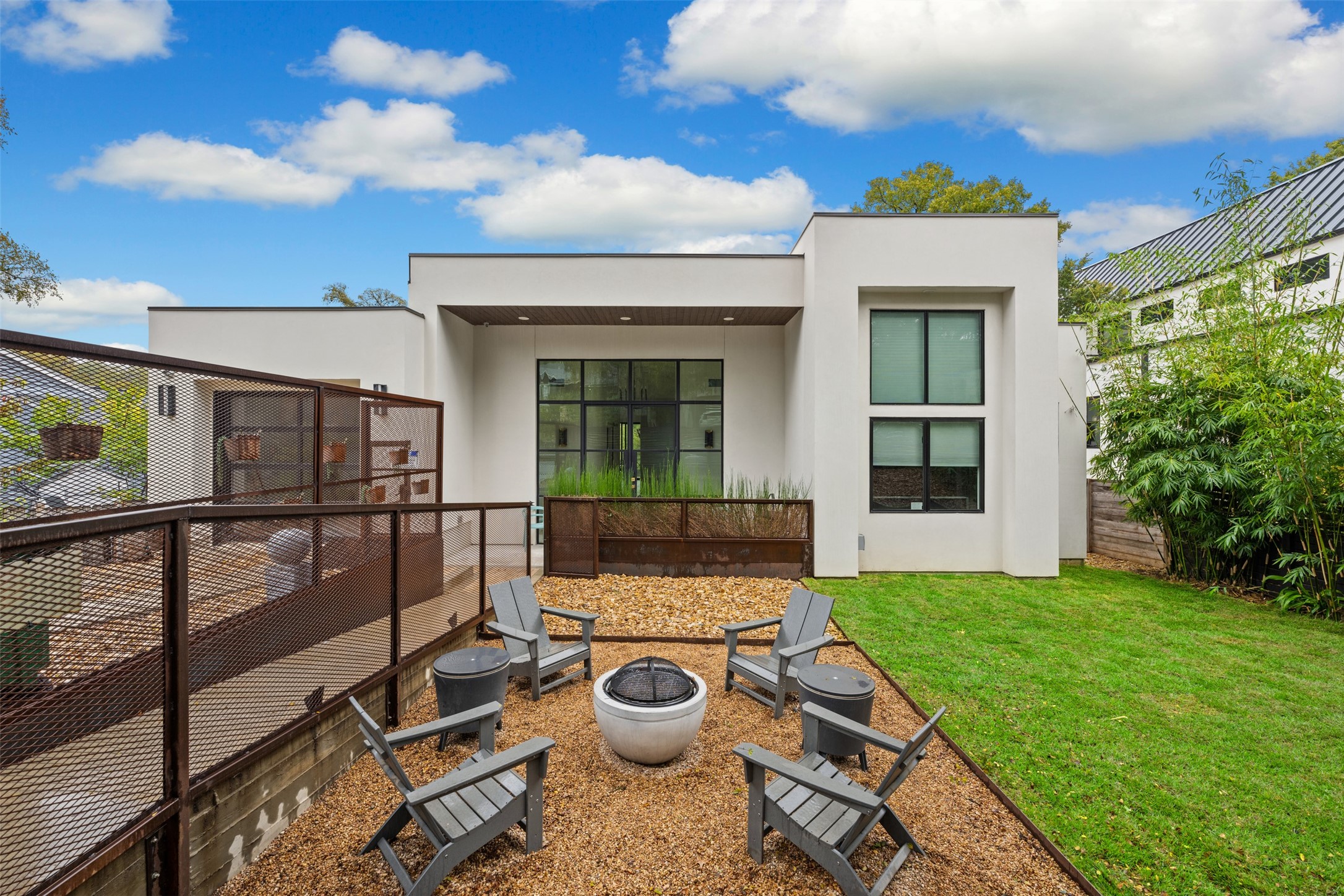 4103 Ridgelea Drive Austin, TX 78731 - Photo 1 of 1 a view of a porch with furniture and garden