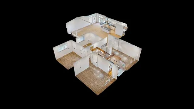 a picture of table with wooden floor