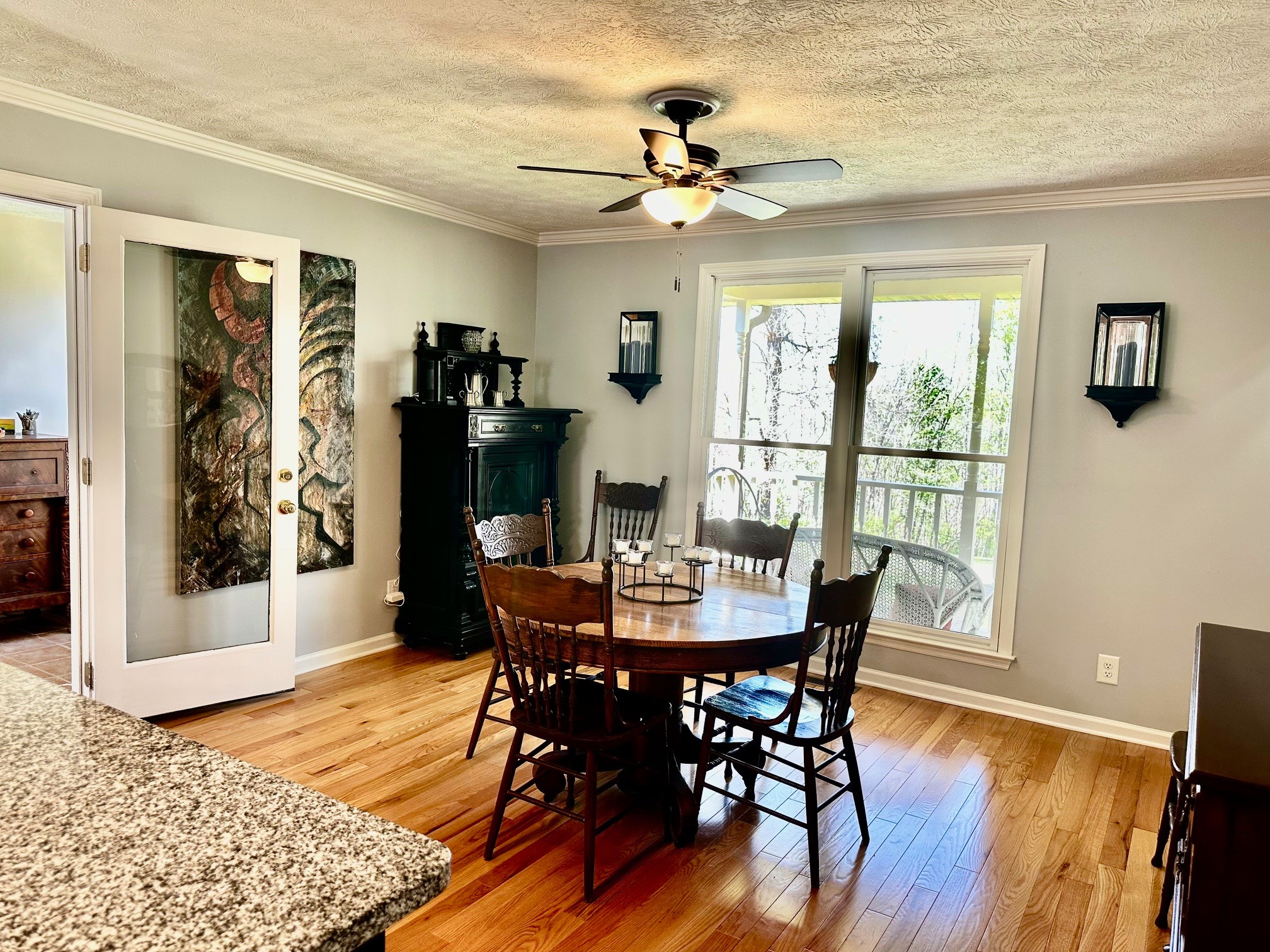 5292 Old Harding Road Franklin, TN 37064 - Photo 11 of 25 a view of a dining room with furniture window and wooden floor