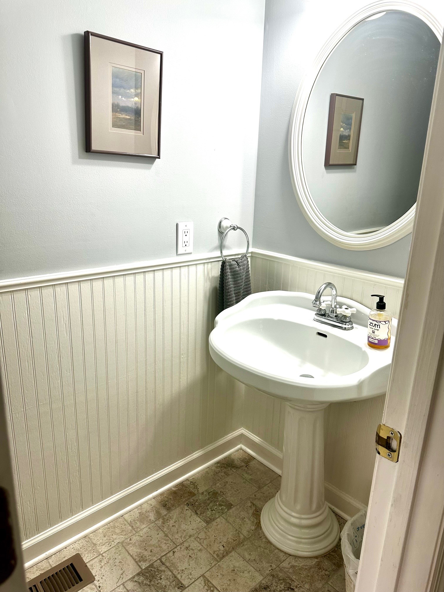 5292 Old Harding Road Franklin, TN 37064 - Photo 19 of 25 a bathroom with a sink and a mirror