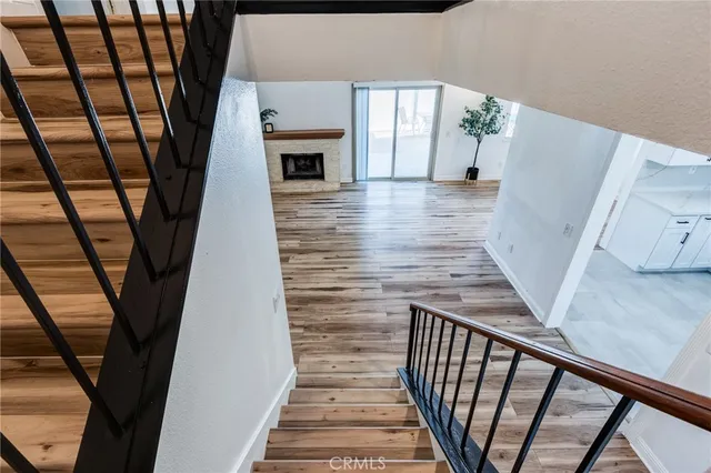 a view of entryway with a front door