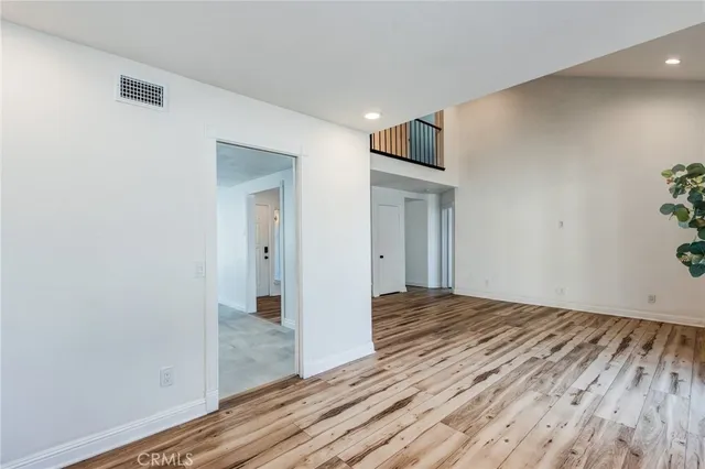 wooden floor in an empty room with wooden floor