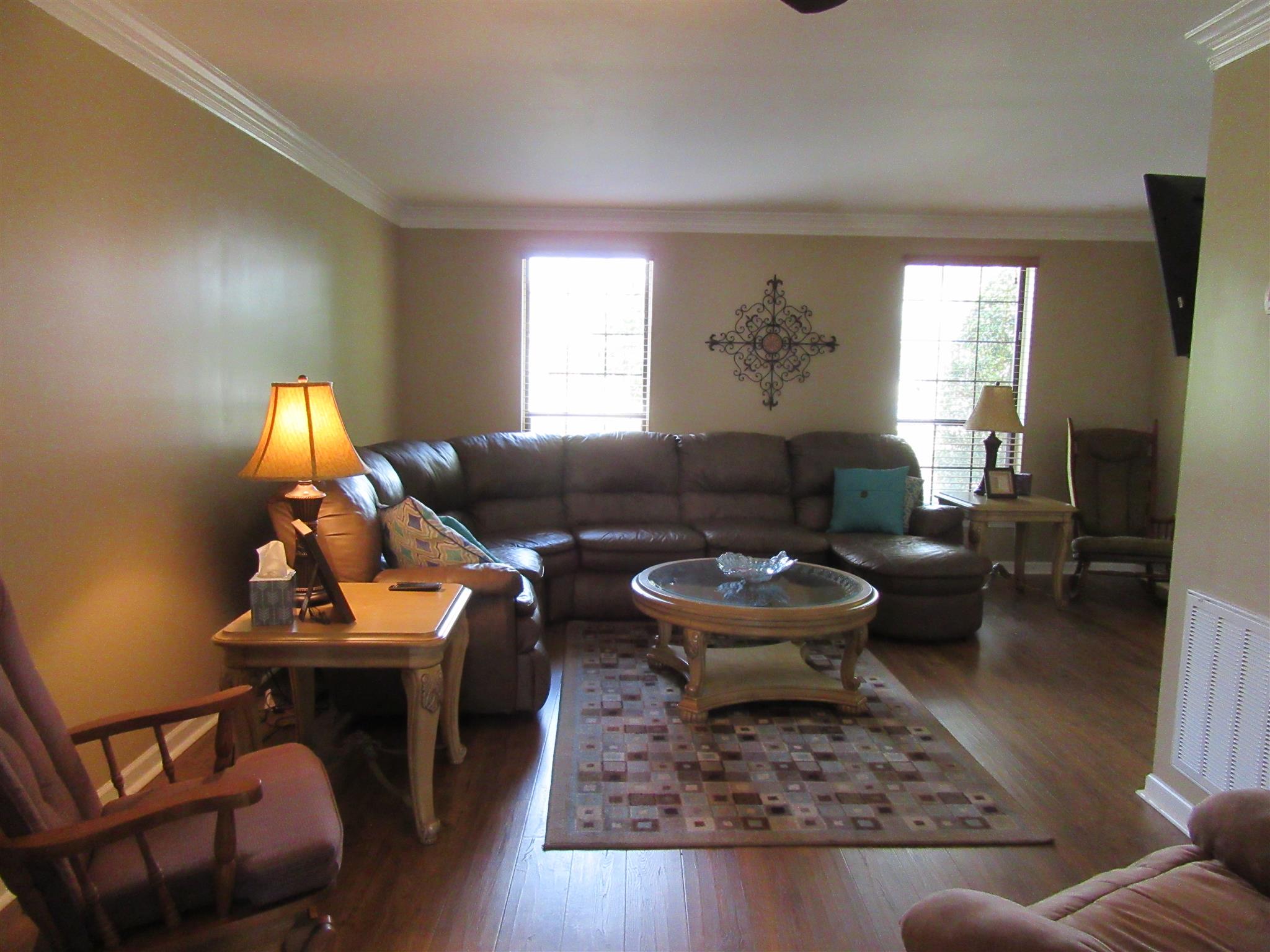 1252 General George Patton Road Nashville, TN 37221 - Photo 10 of 30 a living room with furniture and wooden floor