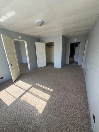 a view of empty room