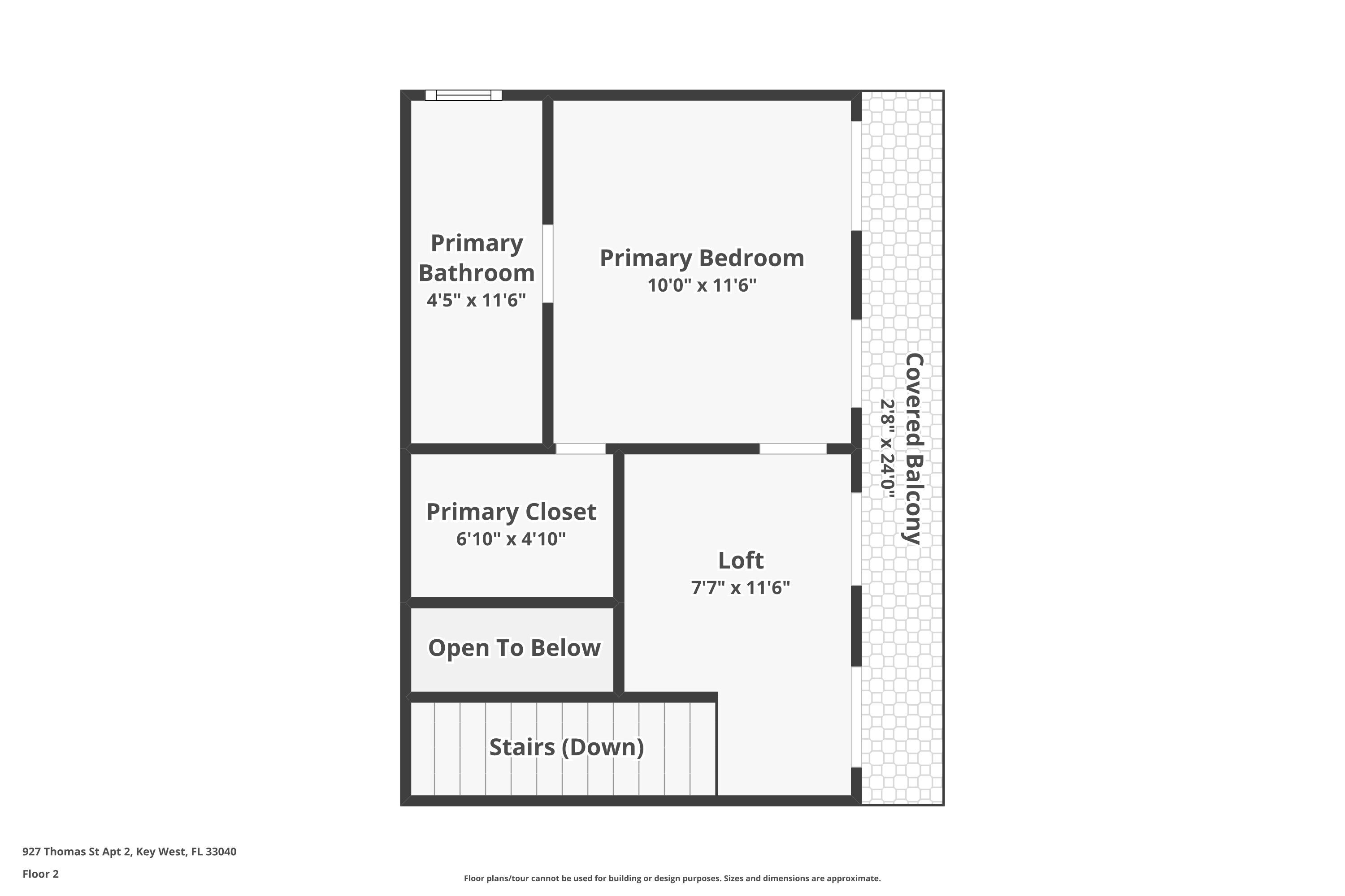 927 Thomas Street, Unit 2 Key West, FL 33040 - Photo 46 of 46 Unit #2 - Second Floor