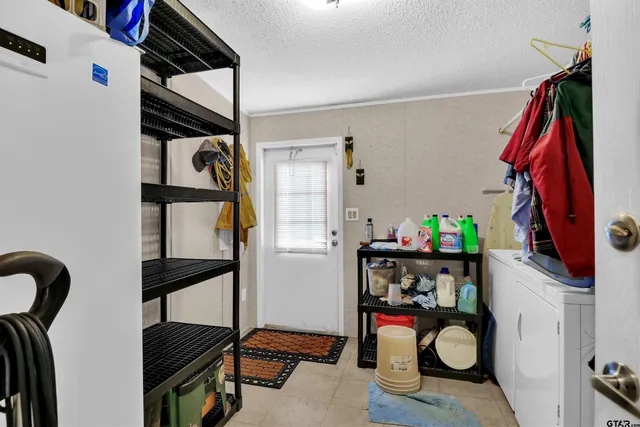 a view of storage and utility room