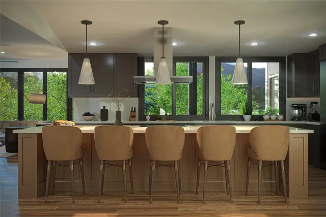 a dining room with furniture window wooden floor