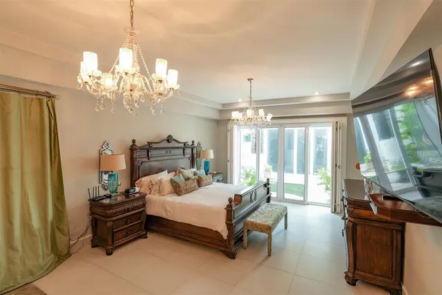 a bathroom with a double vanity sink and mirror