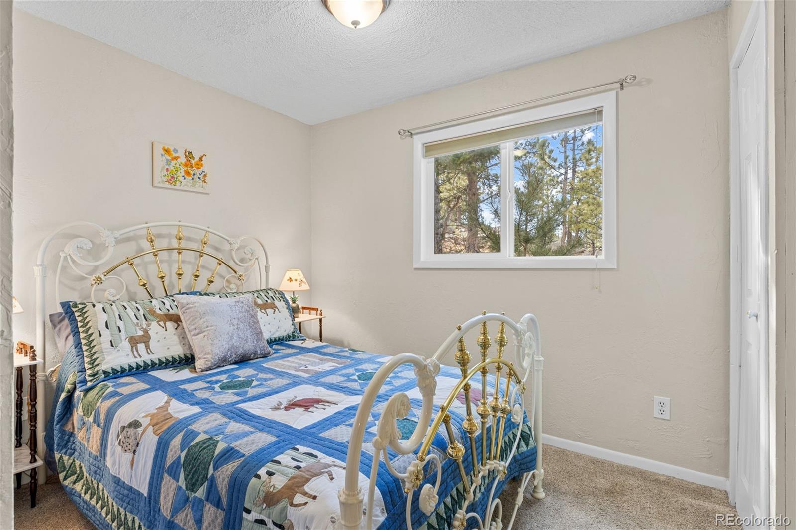 1995 Mockingbird Trail Bailey, CO 80421 - Photo 14 of 24 a bedroom with a bed and a window