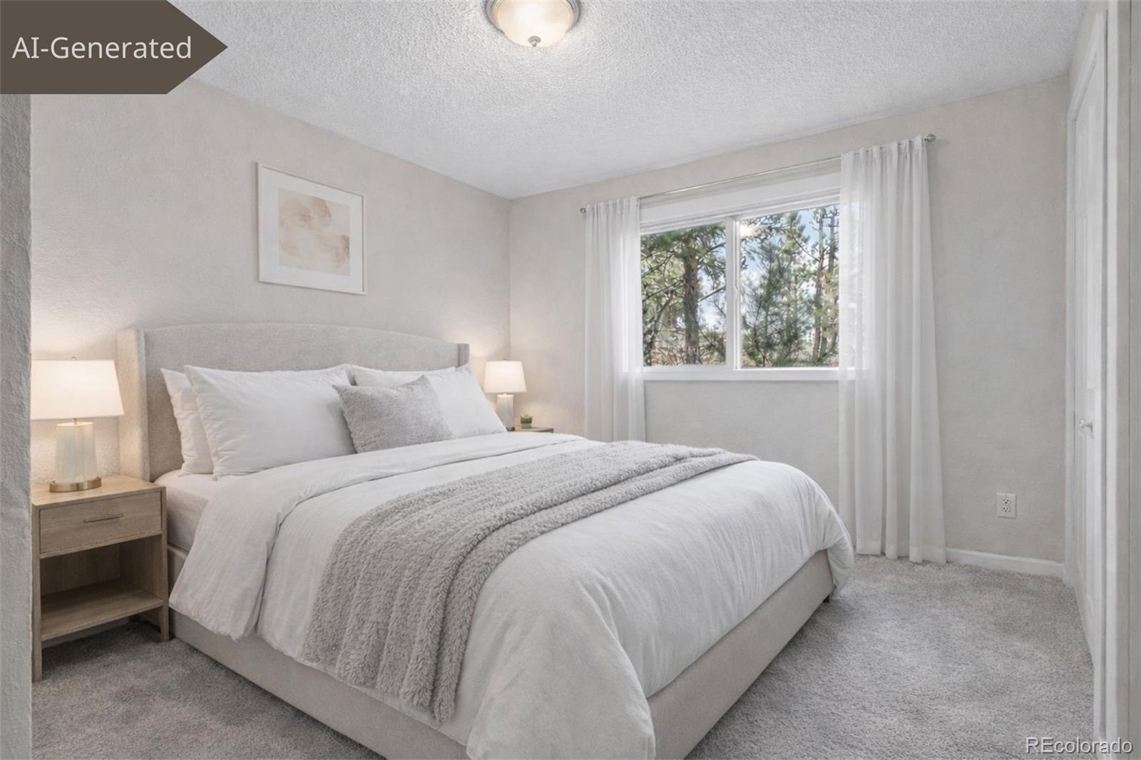 1995 Mockingbird Trail Bailey, CO 80421 - Photo 15 of 24 a bedroom with a bed and a window