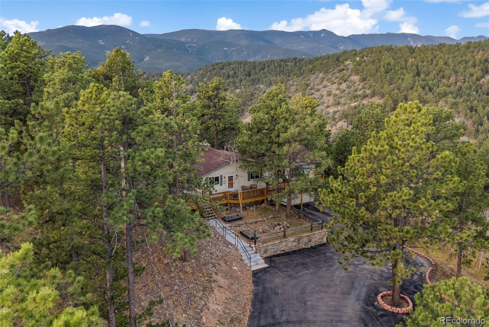 1995 Mockingbird Trail Bailey, CO 80421 - Photo 22 of 24 a view of a city with lush green forest
