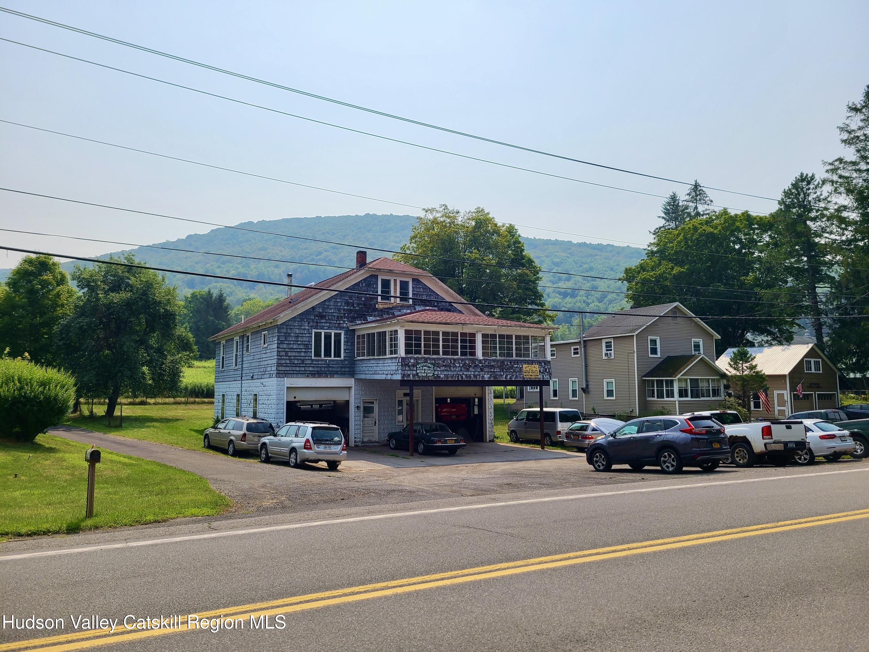 53200 Highway 30 Roxbury, NY 12421 - Photo 43 of 44 a front view of a house with a garden