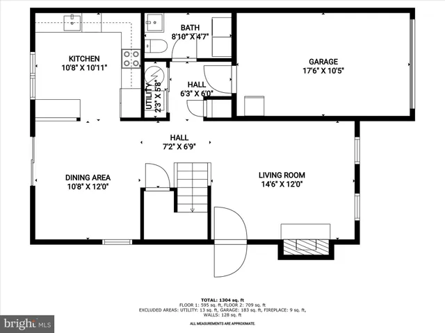 a picture of a wall with a bench