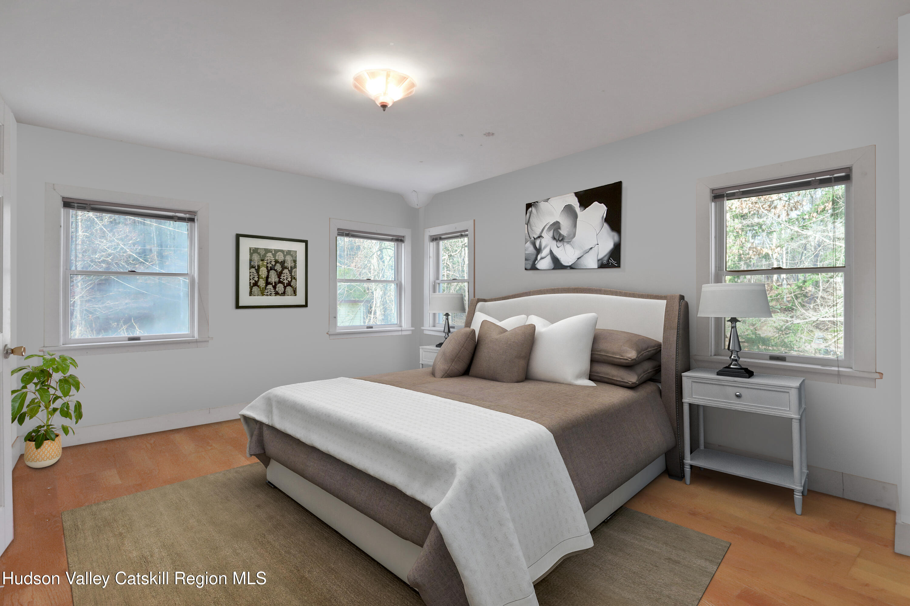 62 Andrew Lane Shandaken, NY 12457 - Photo 15 of 30 a bedroom with a bed and a window