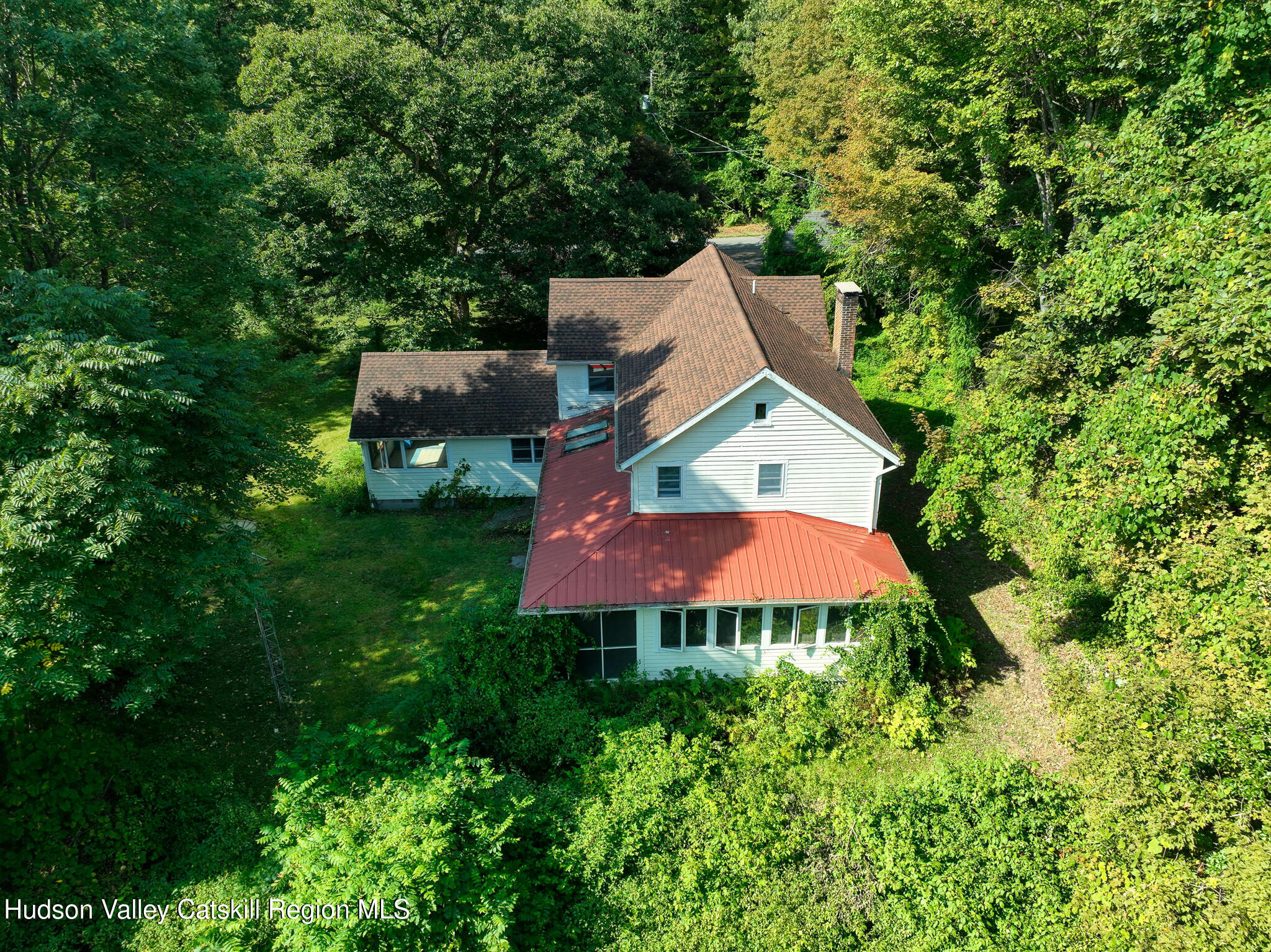 62 Andrew Lane Shandaken, NY 12457 - Photo 22 of 30 an aerial view of a house