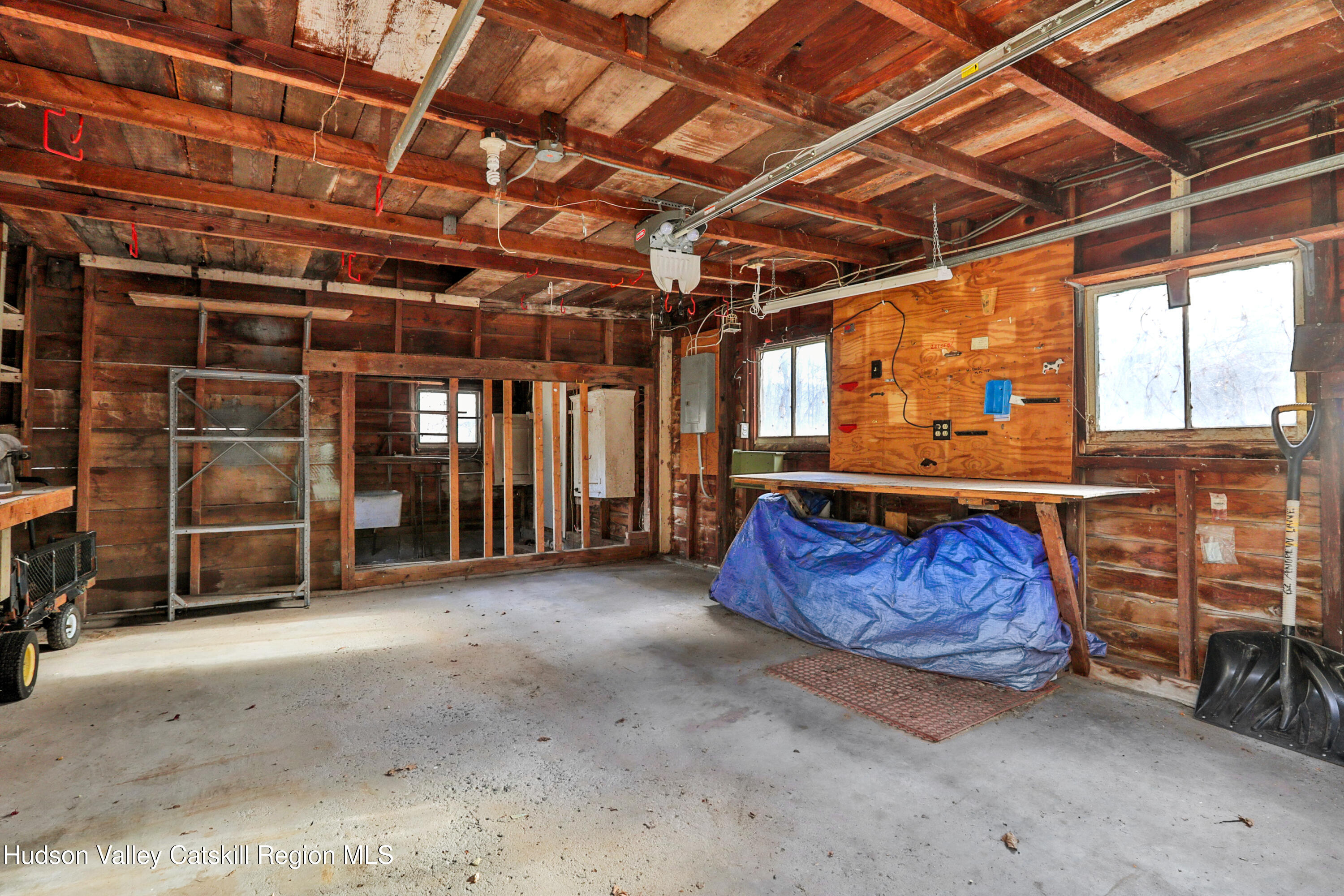 62 Andrew Lane Shandaken, NY 12457 - Photo 27 of 30 a view of a room with wooden walls