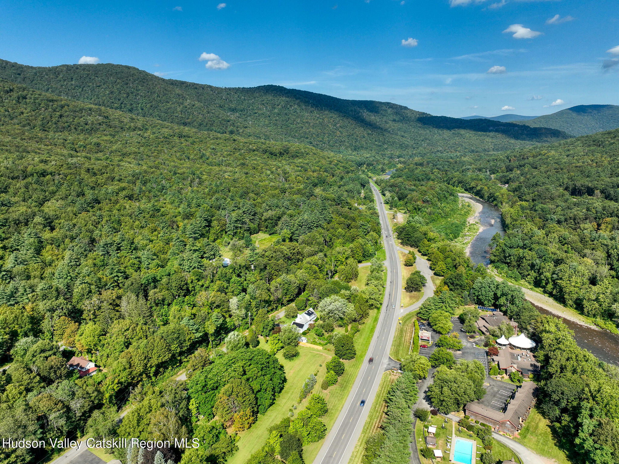 62 Andrew Lane Shandaken, NY 12457 - Photo 28 of 30 a view of a lush green forest with a mountain