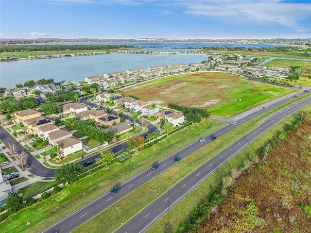 a view of an ocean and beach