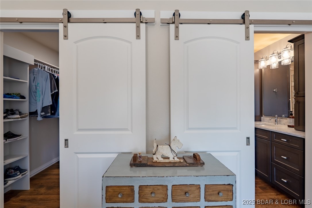 999 Imperial Point Drive Four Seasons, MO 65049 - Photo 34 of 74 Barn doors added to bath and closet