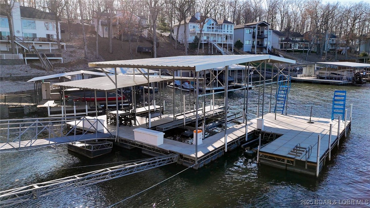 999 Imperial Point Drive Four Seasons, MO 65049 - Photo 73 of 74 Awesoem two well dock w/PWC parking and swim platf