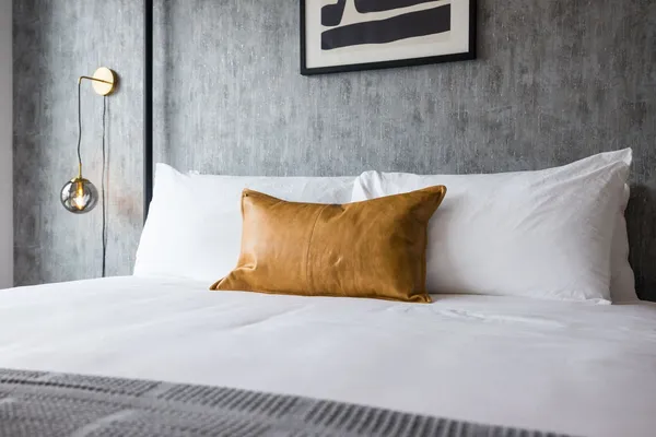 a view of a hallway with entryway