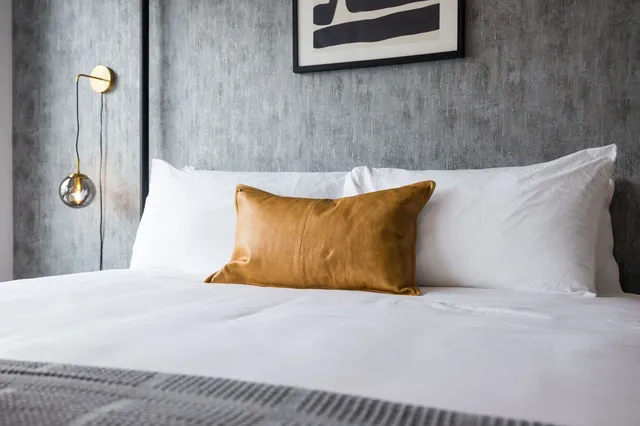 a view of a hallway with entryway