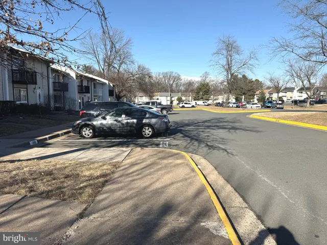 a view of a street with houses