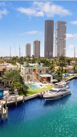 a view of a city with tall buildings