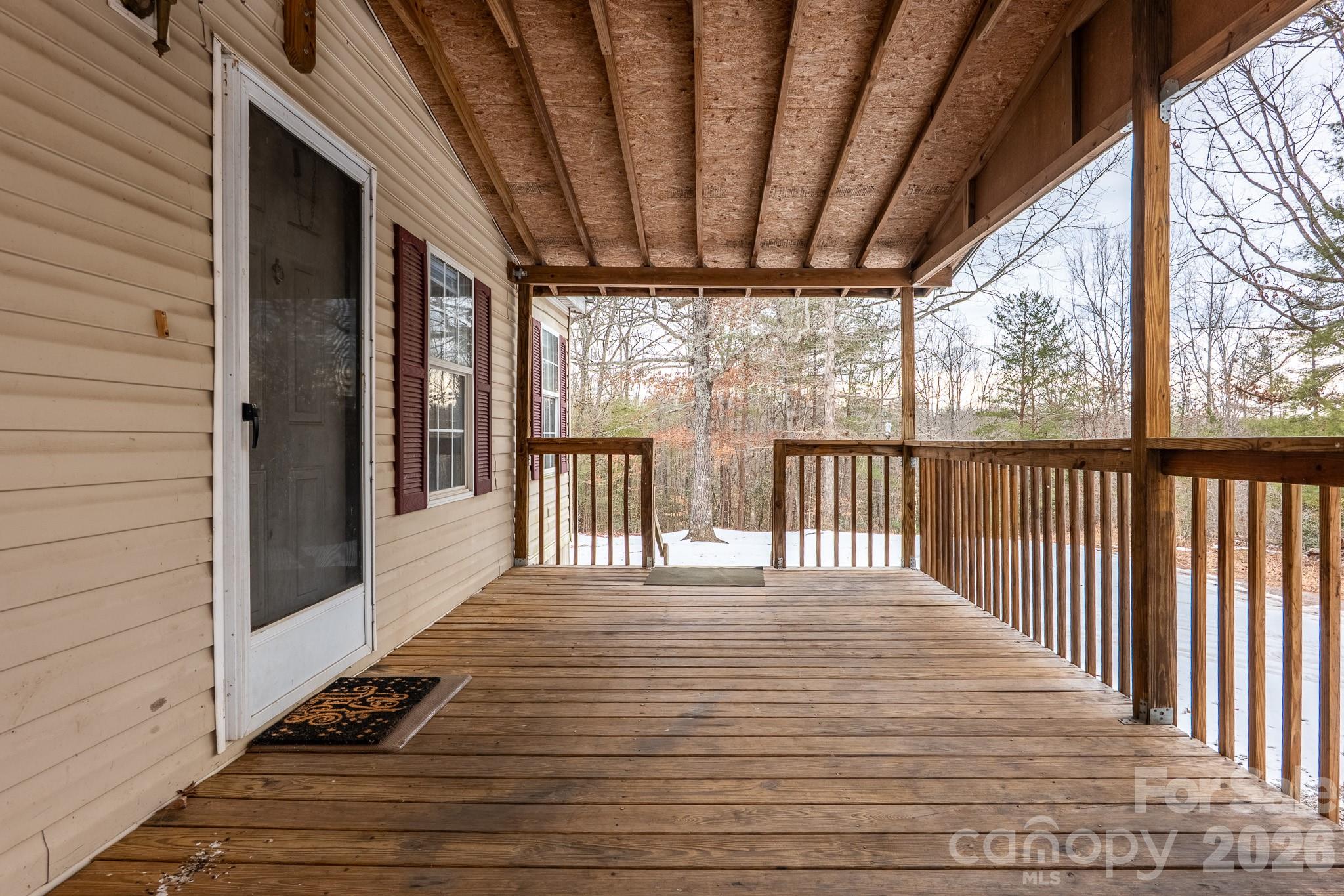 8636 County Line Road Hickory, NC 28602 - Photo 3 of 18 a view of porch with wooden floor