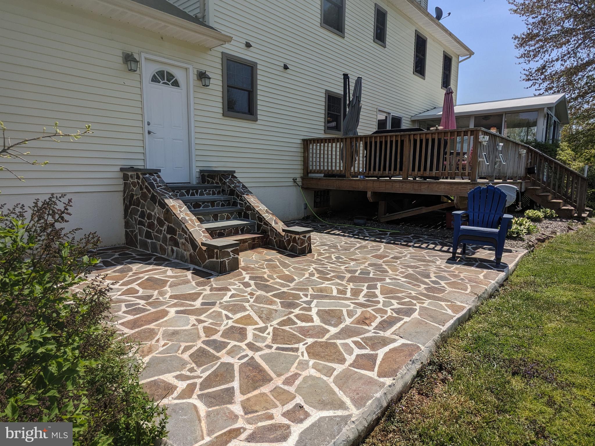 215 Hoffecker Road Phoenixville, PA 19460 - Photo 46 of 49 a view of roof deck with a chair and potted plants