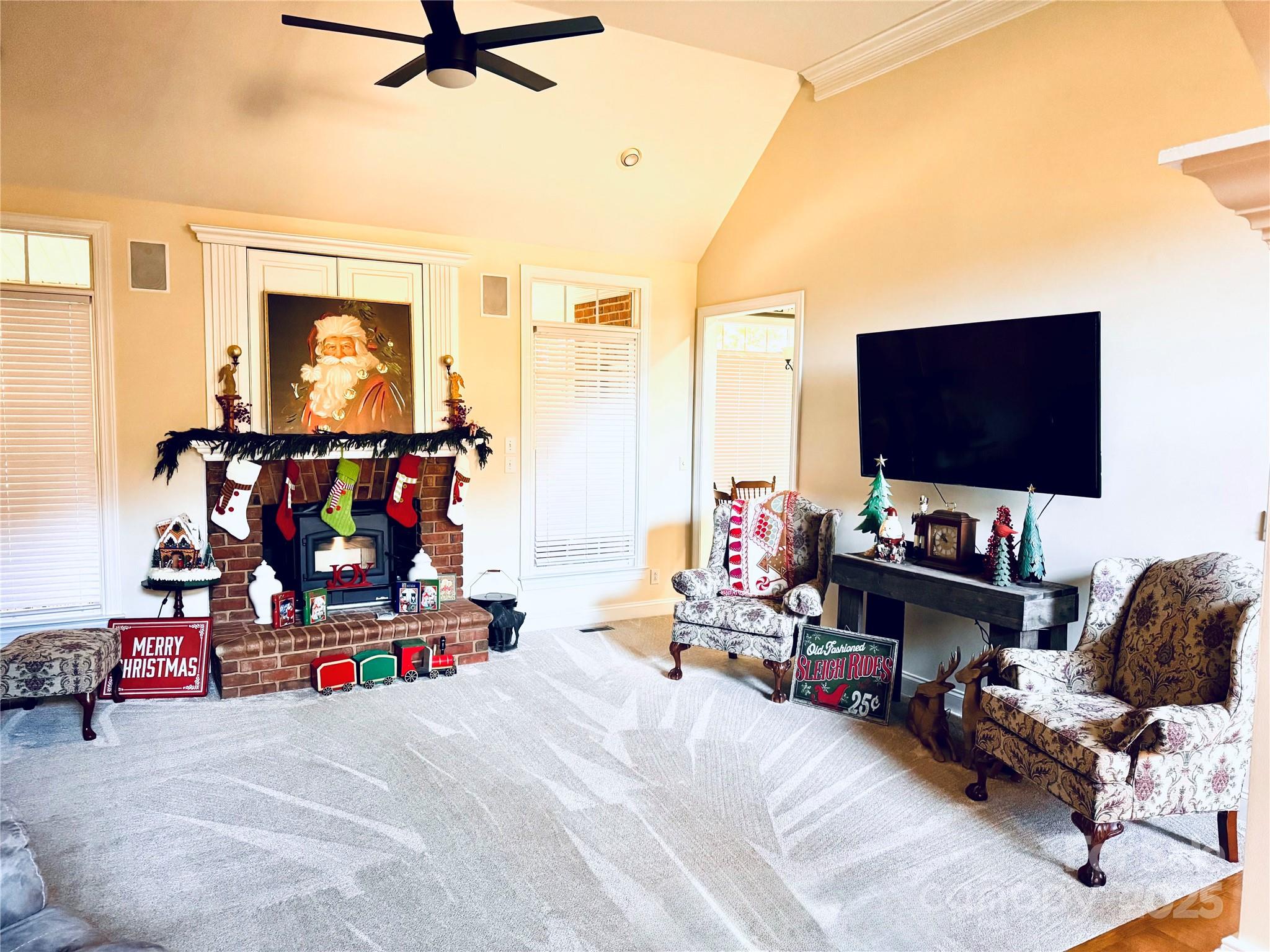 12350 Hartwood Road Midland, NC 28107 - Photo 3 of 25 a living room with furniture and a flat screen tv