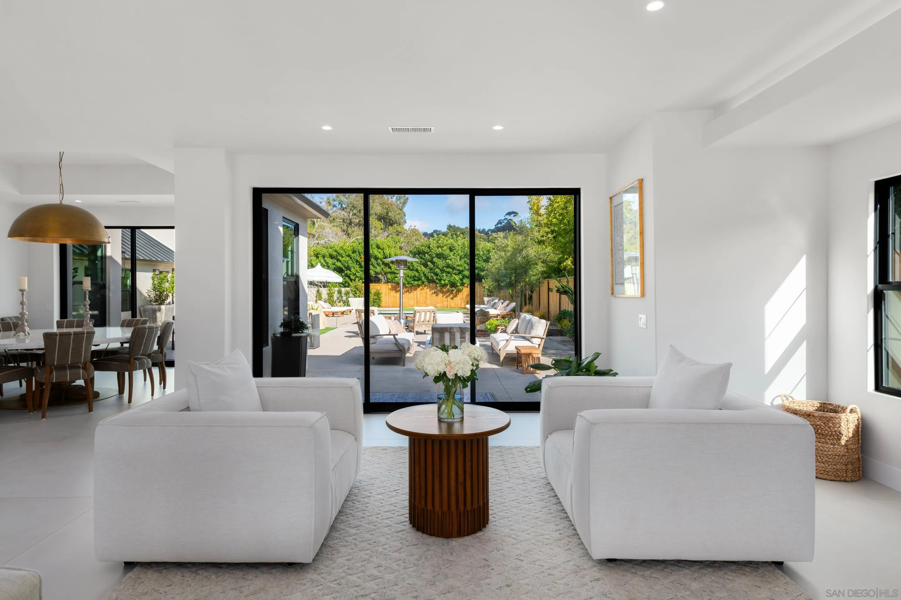 6665 Via Estrada La Jolla, CA 92037 - Photo 13 of 59 a living room with furniture and a large window