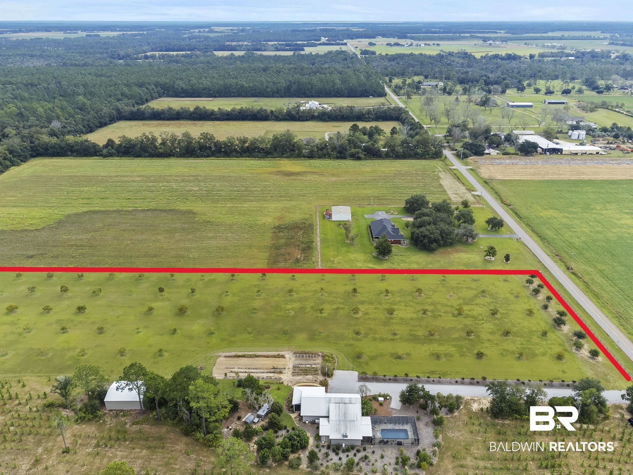 26071 Woerner Road Elberta, AL 36530 - Photo 83 of 86 Bird's eye view featuring a water view and a rural view
