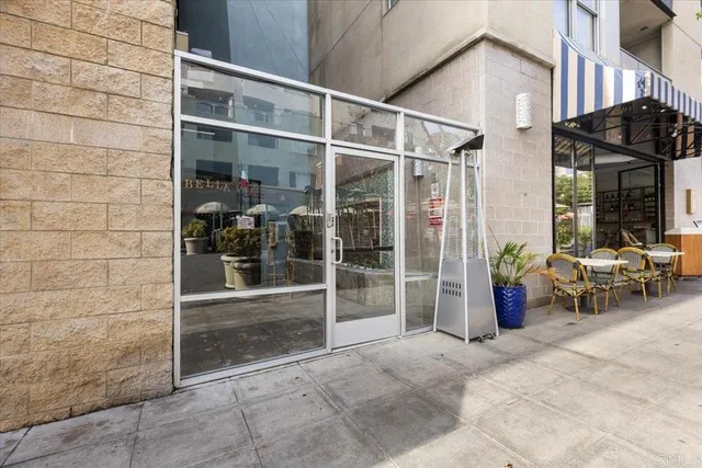 a view of outdoor space with porch and furniture