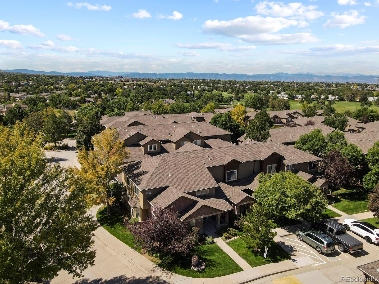 6444 Silver Mesa Drive, Unit A Highlands Ranch, CO 80130 - Photo 40 of 40 an aerial view of multiple house
