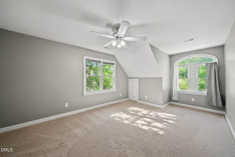a view of hallway with closet