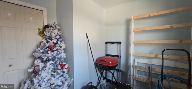 a view of a door and chair