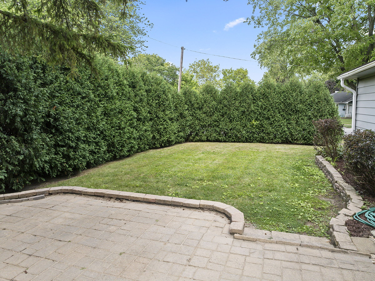2900 Swallow Lane Rolling Meadows, IL 60008 - Photo 28 of 37 a view of a backyard with plants and large trees