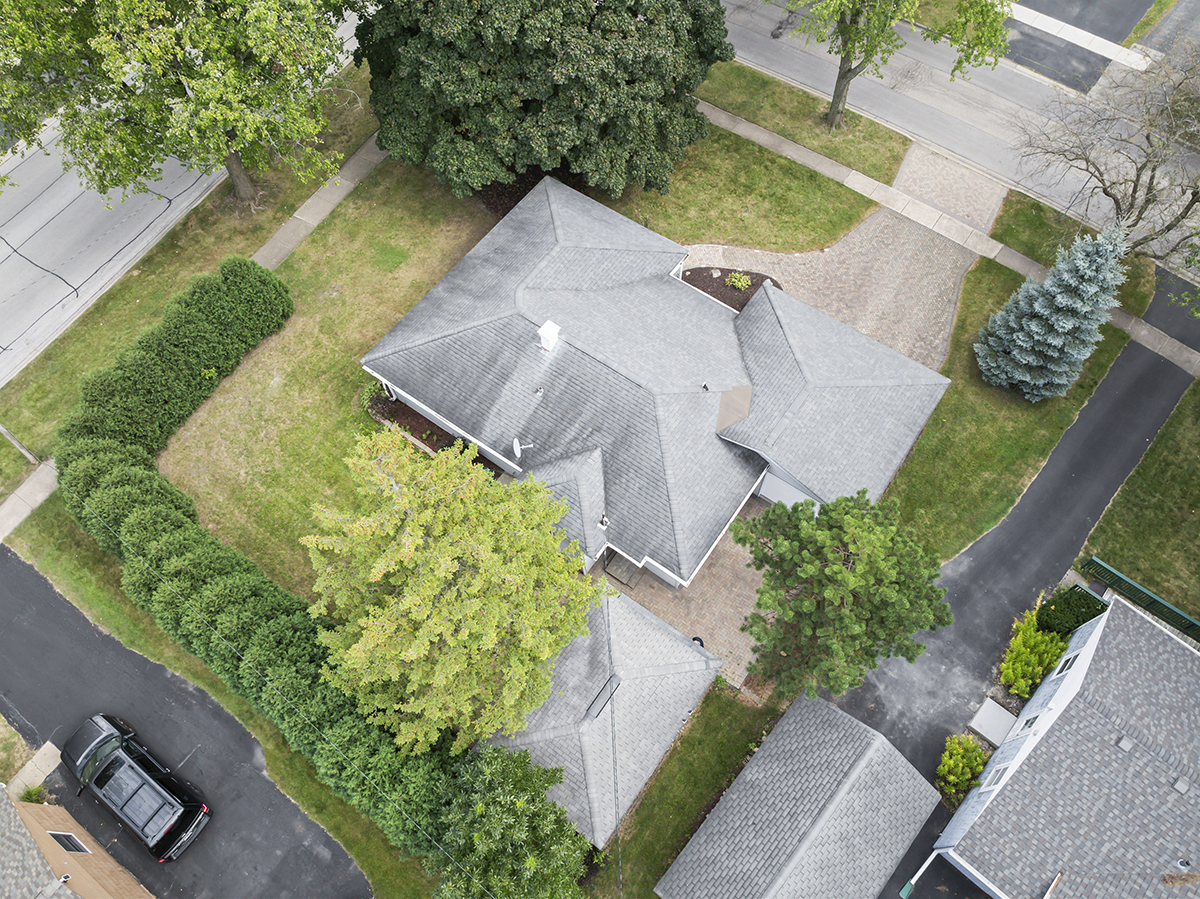 2900 Swallow Lane Rolling Meadows, IL 60008 - Photo 29 of 37 an aerial view of a house with a yard and trees