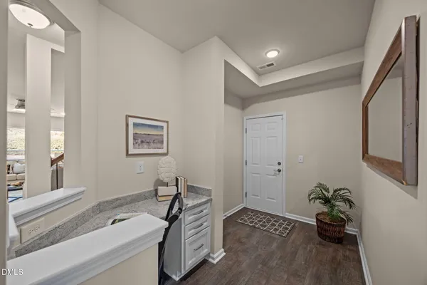 a room with storage and utility