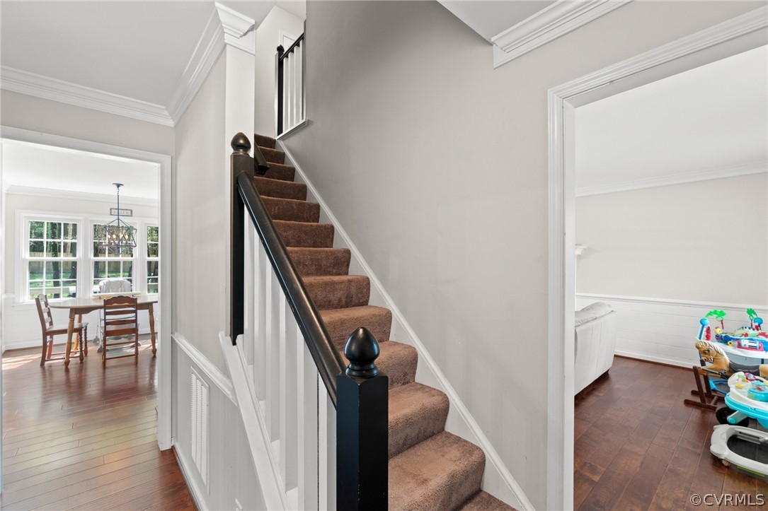 3551 Markey Road Midlothian, VA 23112 - Photo 9 of 24 a view of an entryway with wooden floor