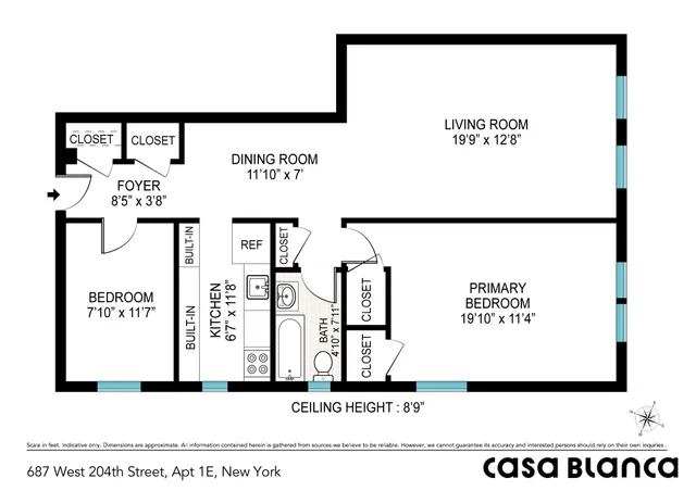 $375,000 | 687 West 204th Street, Unit 1E | Inwood