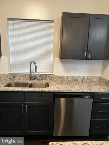 a close view of sink and mirror