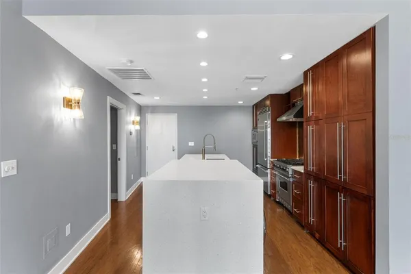 a very nice looking room with a large window