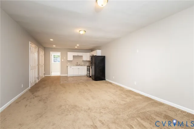 a view of empty room