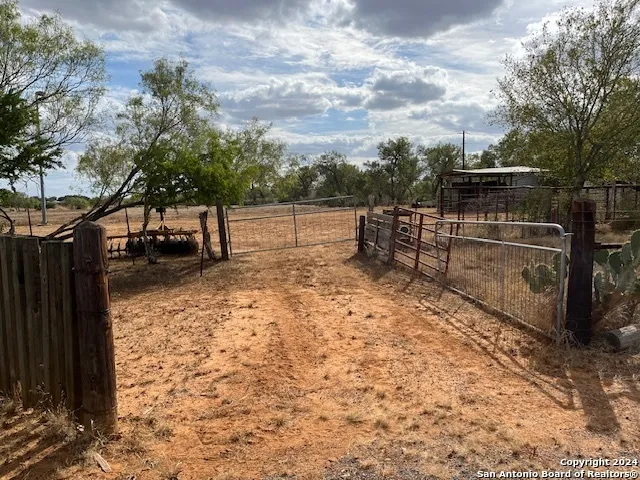 a view of a outdoor space with seating