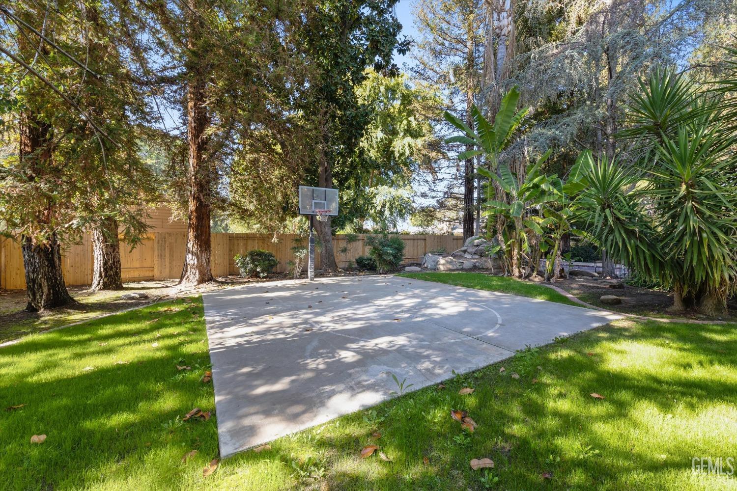 Undisclosed Address Bakersfield, CA 93312 - Photo 35 of 49 a view of a yard with plants and trees