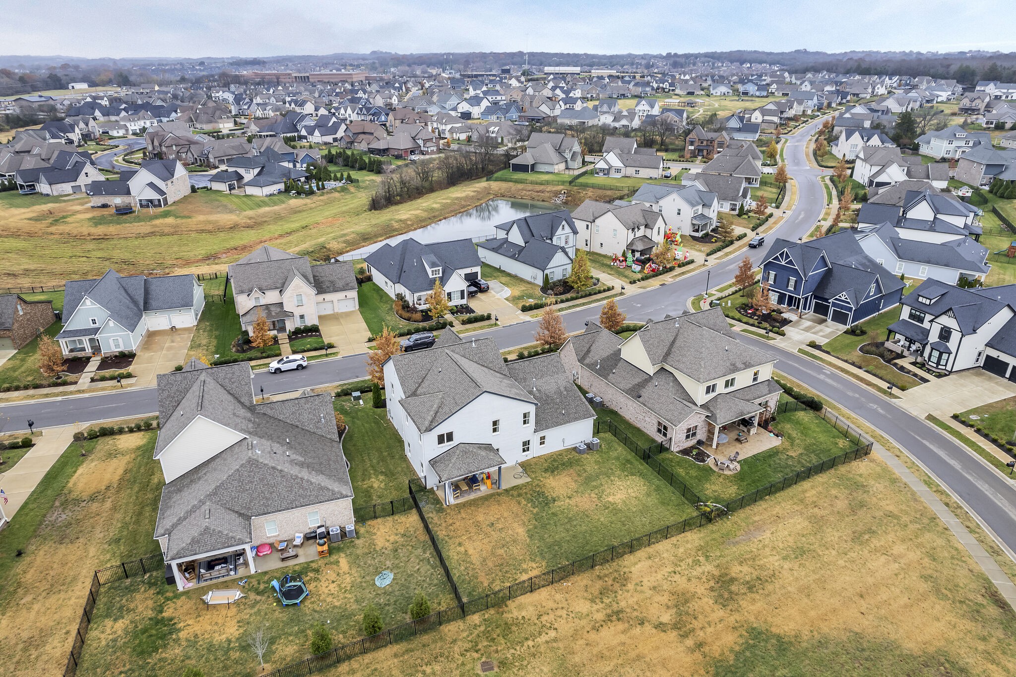 787 Plowson Road Mount Juliet, TN 37122 - Photo 28 of 30 an aerial view of a swimming pool with outdoor seating and yard