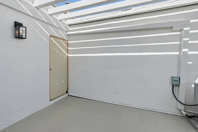 a view of an empty room